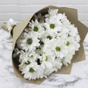 Букет 5 кустовых хризантем