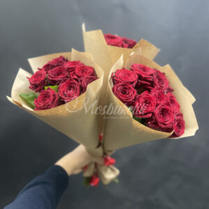 Корпоративный букет из 9 роз (Цена за 1 букета указан!)