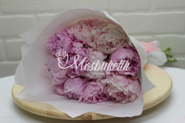 Букет из 11 пионов Сара Бернард — изображение 2