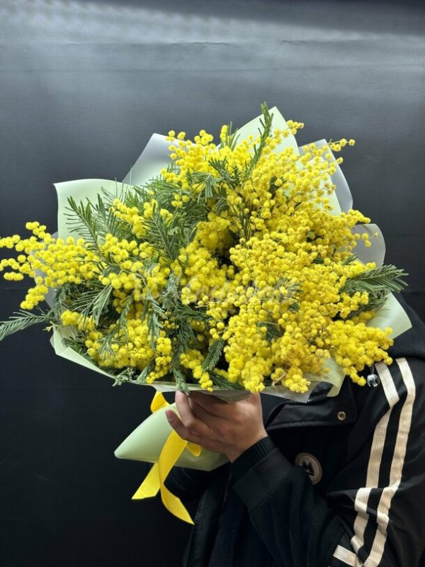Ароматный букет из мимозы — изображение 6