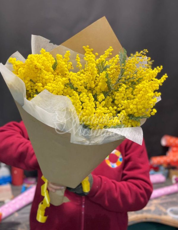 Изумительный букет из мимозы — изображение 5