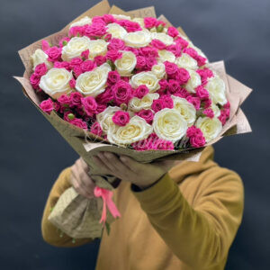 Авторский букет из роз