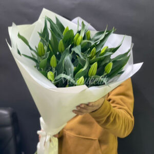 Букет из 9 Лилии