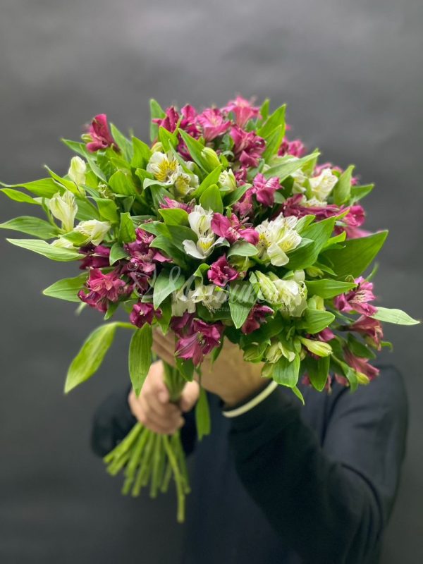 Букет из 19 альстромерии