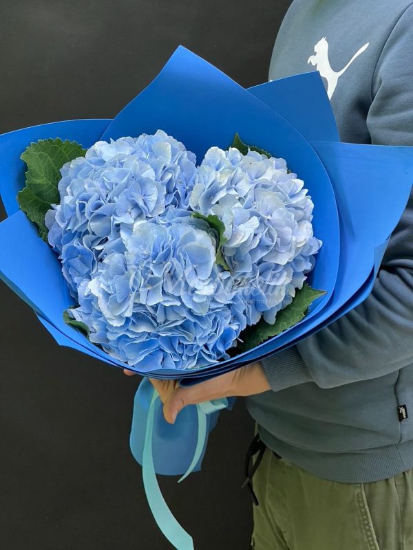 Букет из 3шт гортензии