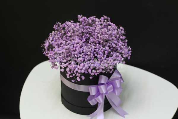 Букет из 9шт гипсофил в коробке