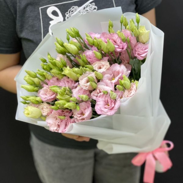 Букет из 9шт эустомы