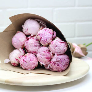 Букет из 9 шт пион голландский