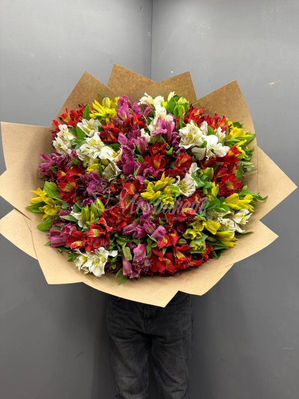 Букет из 39 альстромерий