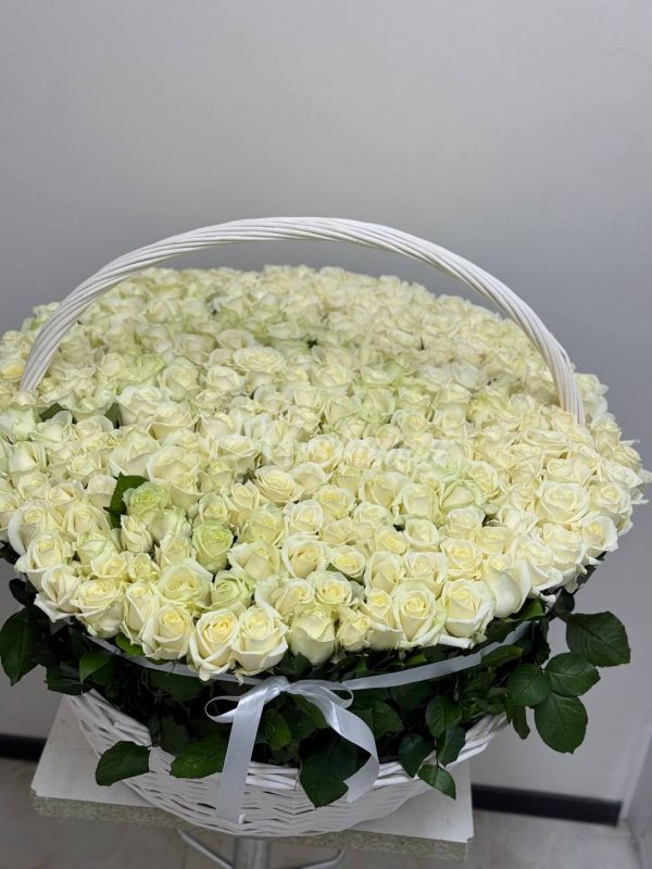 301 роза в корзине — изображение 3