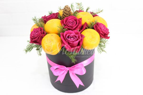 Новогодняя гармония 🌹🍊✨2