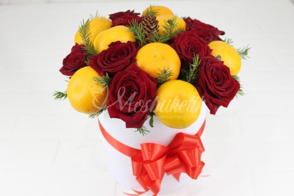 Новогодняя гармония 🌹🍊✨ — изображение 4