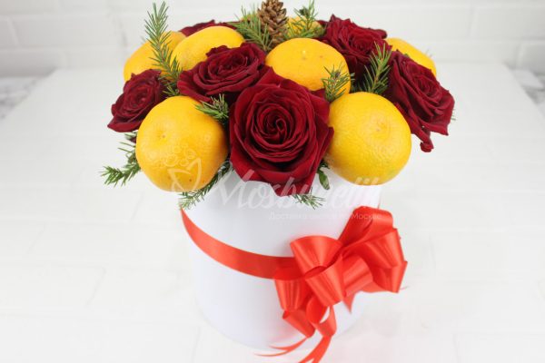 Новогодняя гармония 🌹🍊✨ — изображение 3