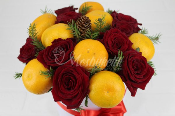 Новогодняя гармония 🌹🍊✨ — изображение 2