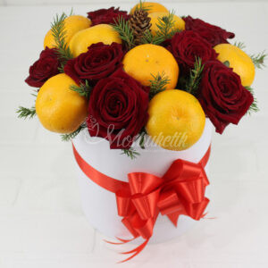 Новогодняя гармония 🌹🍊✨