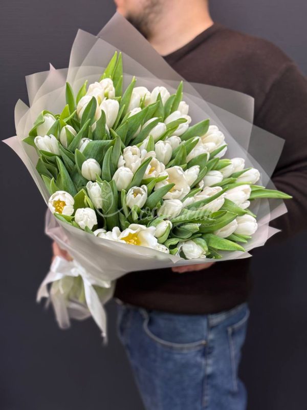 Букет из 51 тюльпанов — изображение 2