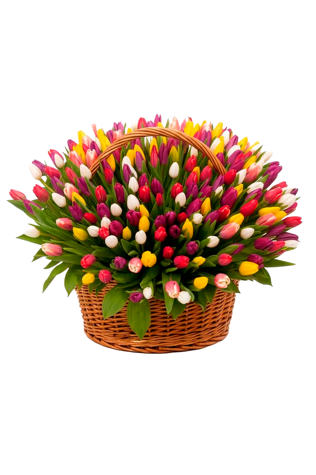 Цветы в корзине