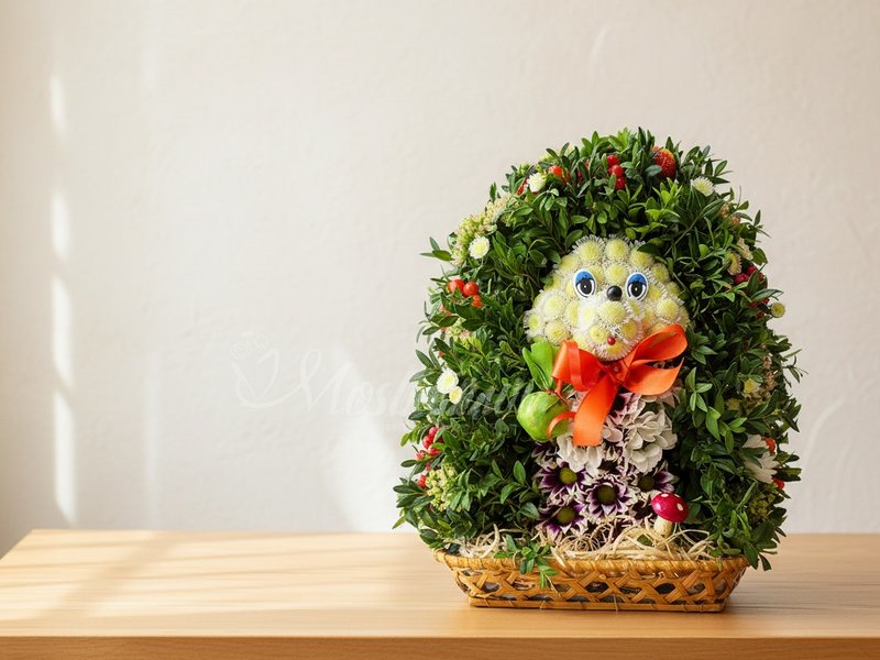 Игрушка из живых цветов